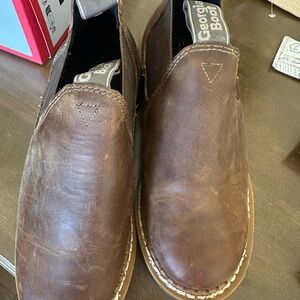 Georgia Boot Men's Brown Slip-On Shoes
